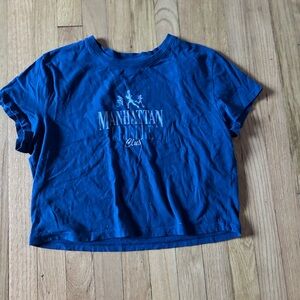 Abercrombie crop shirt